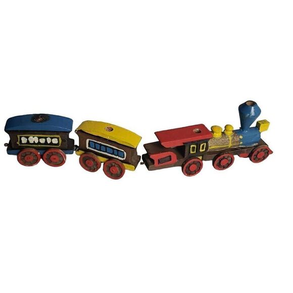 Vintage 1950s Toy Train Candle Holders - Picture 6 of 16